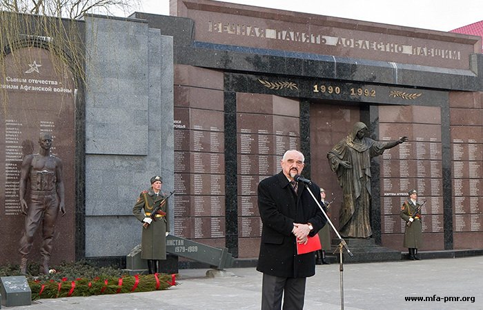 Tiraspol Honours Memory of Warriors-Internationalists Tiraspol Honours Memory of Warriors-Internationalists