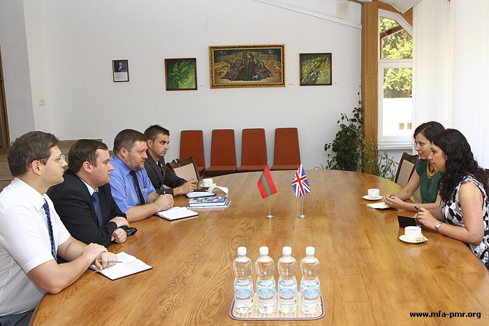 On the Meeting of Leadership of Foreign Ministry of the PMR with Deputy Head of the British Embassy in the Republic of Moldova On the Meeting of Leadership of Foreign Ministry of the PMR with Deputy Head of the British Embassy in the Republic of Moldova