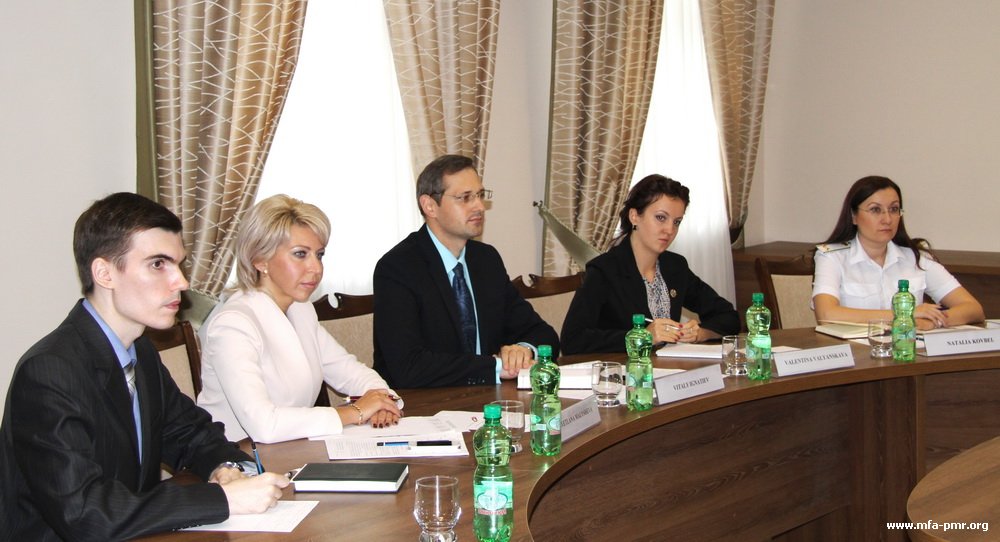 Meeting with representatives of the Committee on Eastern European Economic Relations of Germany in the PMR’s MFA Meeting with representatives of the Committee on Eastern European Economic Relations of Germany in the PMR’s MFA
