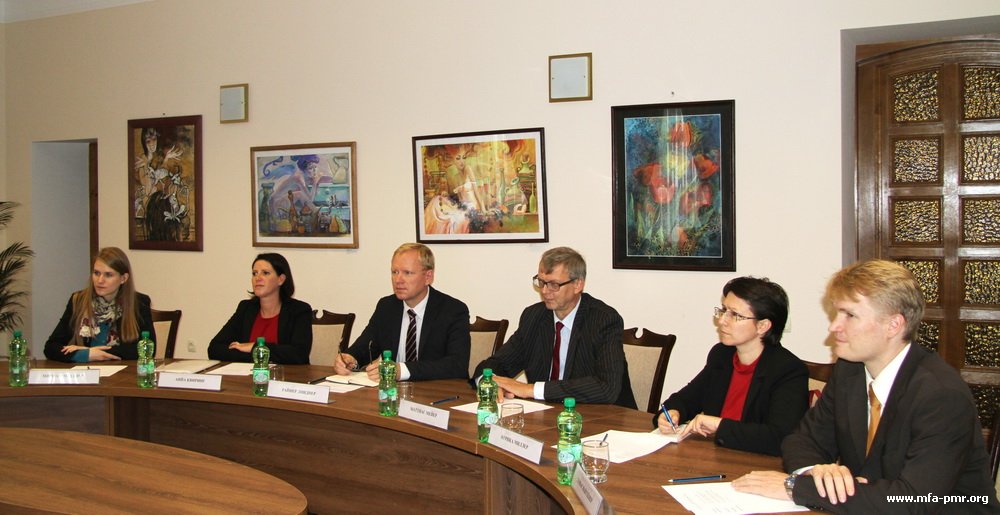 Meeting with representatives of the Committee on Eastern European Economic Relations of Germany in the PMR’s MFA Meeting with representatives of the Committee on Eastern European Economic Relations of Germany in the PMR’s MFA
