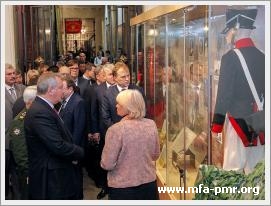 President of Pridnestrovie Took Part in the Opening of the Museum Exhibition in Moscow “Pridnestrovie – the Russian boundary!” President of Pridnestrovie Took Part in the Opening of the Museum Exhibition in Moscow “Pridnestrovie – the Russian boundary!”